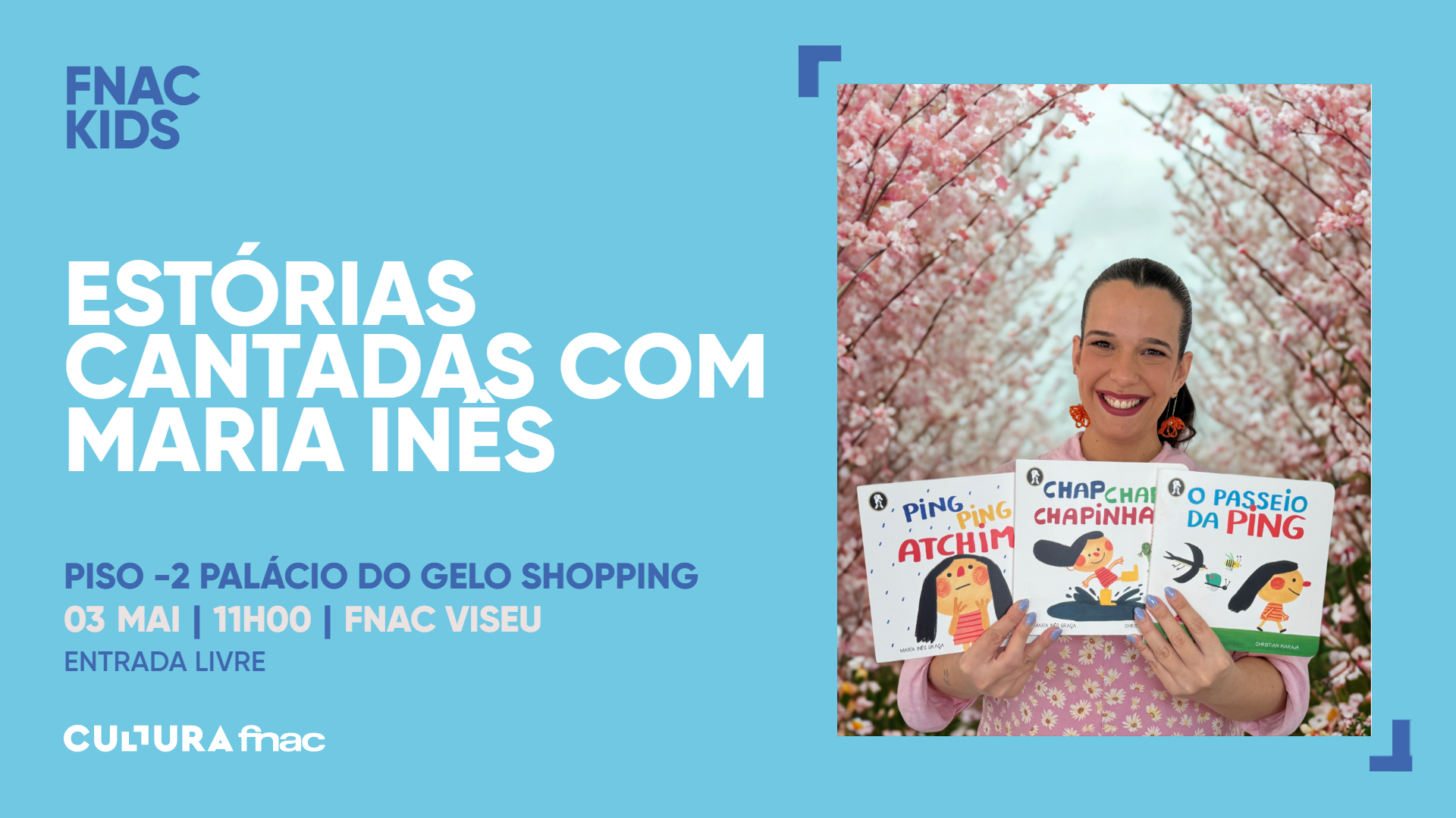 Estórias cantadas com Maria Inês | 3 de maio | Piso -2