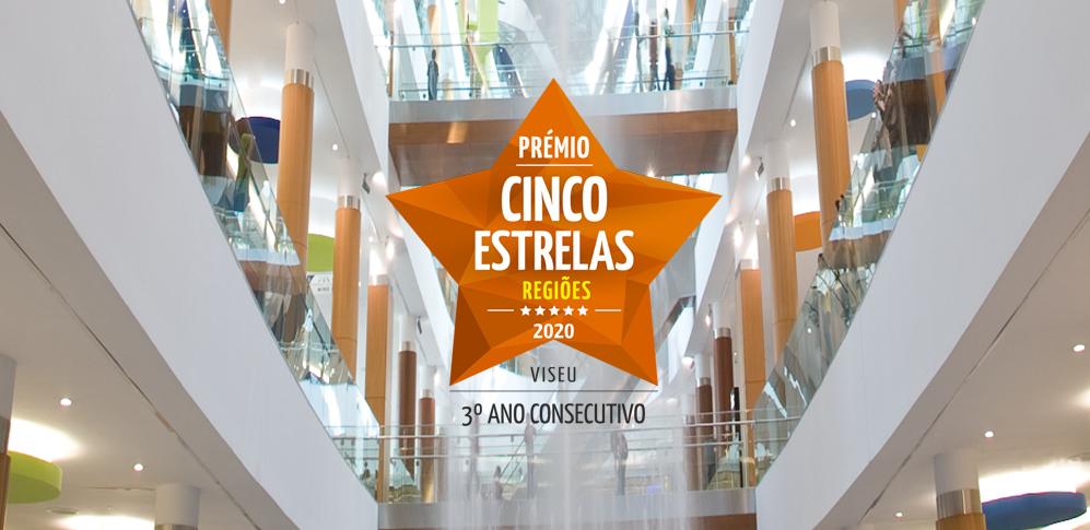 Prémio cinco estrelas regiões 2020